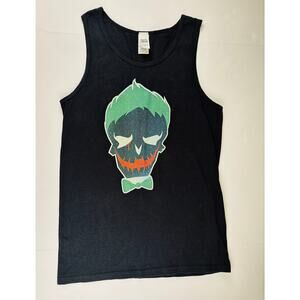 Suicide Squad Joker Emoji Face Graphic Tank Top Official Graphic Art Mens Small
